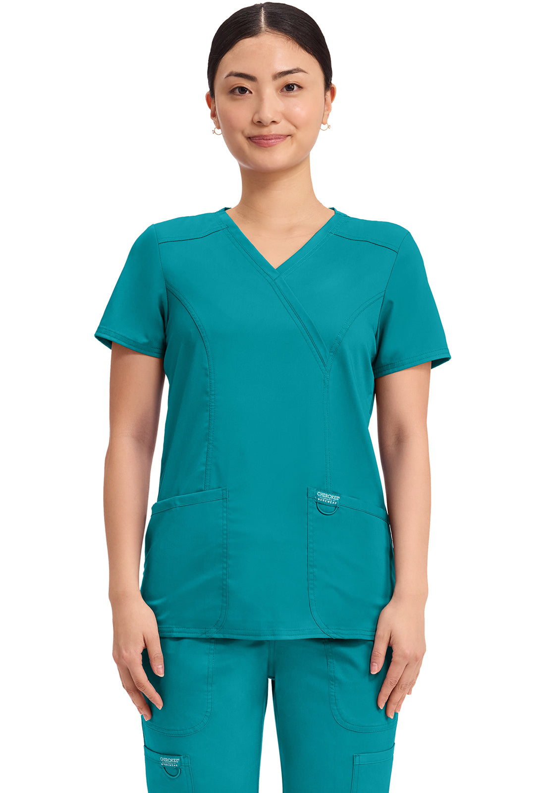 Mock Wrap Top WW610