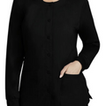 Daisy Snap Warm Up Solid Scrub Jacket