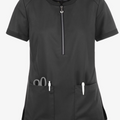 Jean Women's 3-Pocket Round Neck Scrub Top
