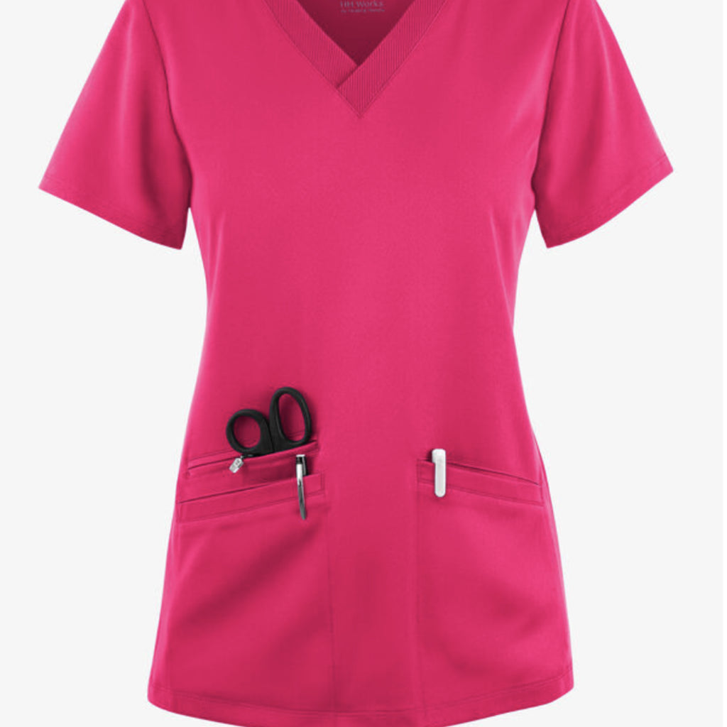 Mariah V-Neck Scrub Top