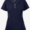 Sonia Women's 3-Pocket Y-Neck STRETCH Scrub Top